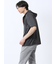 メランジ フルZIP 半袖パーカー