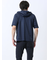 メランジ フルZIP 半袖パーカー
