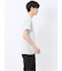 メランジ 裏ボーダー クルーネック半袖Tシャツ
