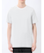 メランジ 裏ボーダー クルーネック半袖Tシャツ