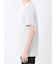 メランジ 裏ボーダー クルーネック半袖Tシャツ