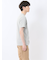 メランジ 裏ボーダー クルーネック半袖Tシャツ