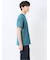 メランジ 裏ボーダー クルーネック半袖Tシャツ