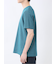 メランジ 裏ボーダー クルーネック半袖Tシャツ