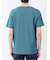 メランジ 裏ボーダー クルーネック半袖Tシャツ