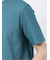 メランジ 裏ボーダー クルーネック半袖Tシャツ