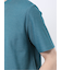 メランジ 裏ボーダー クルーネック半袖Tシャツ