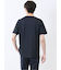 メランジ 裏ボーダー クルーネック半袖Tシャツ