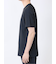 メランジ 裏ボーダー クルーネック半袖Tシャツ