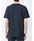 メランジ 裏ボーダー クルーネック半袖Tシャツ