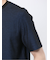 メランジ 裏ボーダー クルーネック半袖Tシャツ