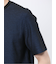 メランジ 裏ボーダー クルーネック半袖Tシャツ