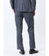 TechDenim スリムフィット ノータックパンツ 紺（セットアップ可能）
