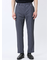 TechDenim スリムフィット ノータックパンツ 紺（セットアップ可能）