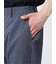 TechDenim スリムフィット ノータックパンツ 紺（セットアップ可能）