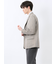 TechLinen スリムフィット 2ボタンジャケット 茶