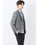 TechLinen スリムフィット 2ボタンジャケット グレー