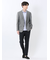 TechLinen スリムフィット 2ボタンジャケット グレー