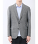 TechLinen スリムフィット 2ボタンジャケット グレー