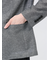 TechLinen スリムフィット 2ボタンジャケット グレー