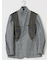 TechLinen スリムフィット 2ボタンジャケット グレー