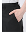 ドットプリント スリムフィット ノータックパンツ 黒(セットアップ可能)