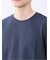 ふくれバイヤスジャガード クルーネック半袖Tシャツ