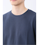 ふくれバイヤスジャガード クルーネック半袖Tシャツ