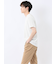 リンクスダイヤ柄ジャガード Vネック半袖Tシャツ