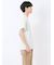 リンクスダイヤ柄ジャガード Vネック半袖Tシャツ