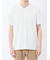リンクスダイヤ柄ジャガード Vネック半袖Tシャツ