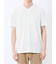 リンクスダイヤ柄ジャガード Vネック半袖Tシャツ