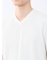 リンクスダイヤ柄ジャガード Vネック半袖Tシャツ