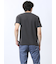 リンクスダイヤ柄ジャガード Vネック半袖Tシャツ