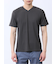 リンクスダイヤ柄ジャガード Vネック半袖Tシャツ