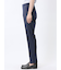 ストレッチウォッシャブル ウール混 スリムフィット ノータックパンツ 千鳥