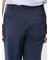 ストレッチウォッシャブル ウール混 スリムフィット ノータックパンツ 千鳥