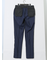 ストレッチウォッシャブル ウール混 スリムフィット ノータックパンツ 千鳥