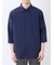 TechLinen レギュラーカラー 7分袖シャツ