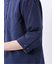 TechLinen レギュラーカラー 7分袖シャツ