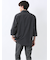 TechLinen プルオーバー 7分袖シャツ