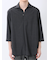TechLinen プルオーバー 7分袖シャツ
