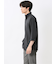 TechLinen スタンドカラー 7分袖シャツ
