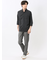 TechLinen スタンドカラー 7分袖シャツ