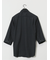 TechLinen スタンドカラー 7分袖シャツ