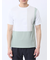 異素材切替 クルーネック半袖Tシャツ