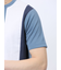異素材切替 クルーネック半袖Tシャツ