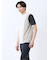 ポンチ配色 クルーネック半袖Tシャツ