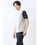 ポンチ配色 クルーネック半袖Tシャツ