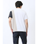 ポンチ配色 クルーネック半袖Tシャツ